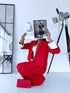 "MAJORY 74" set - jacket + pants - RED